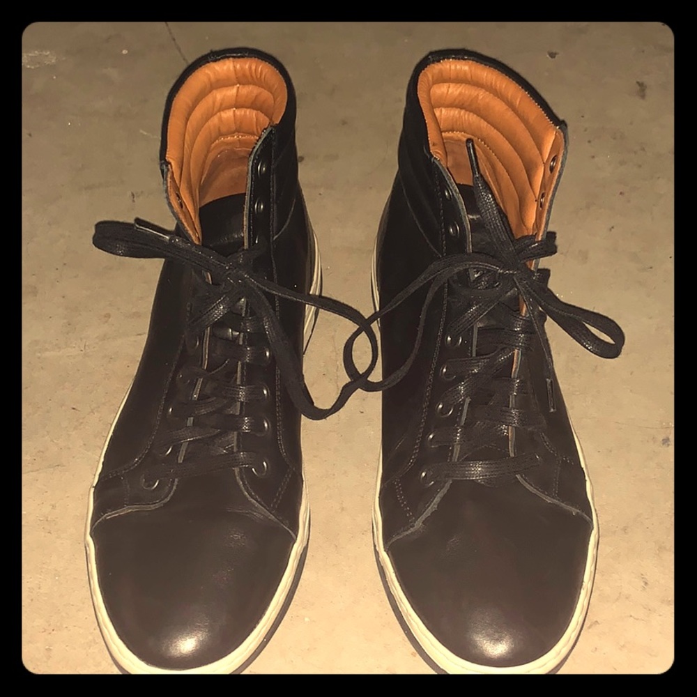 Johnston Murphy Leather Black Shoes